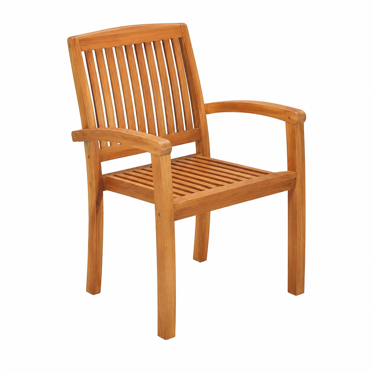 Ensemble de 2 chaises de jardin avec coussins anthracite en teck