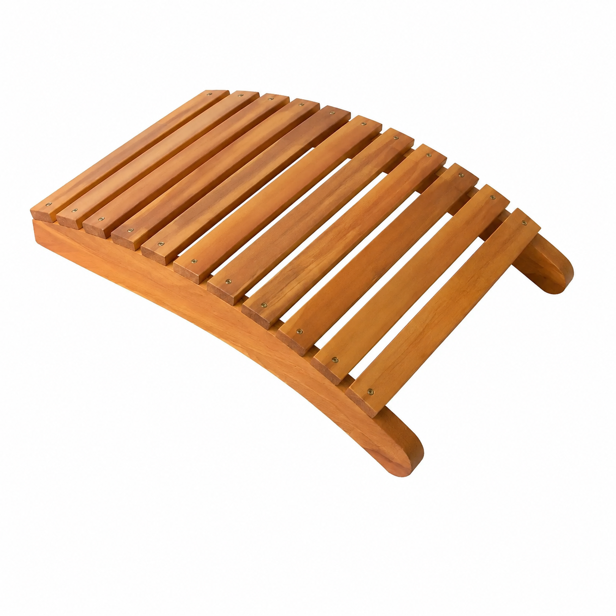 Chaise longue de jardin avec coussin en bois d'acacia