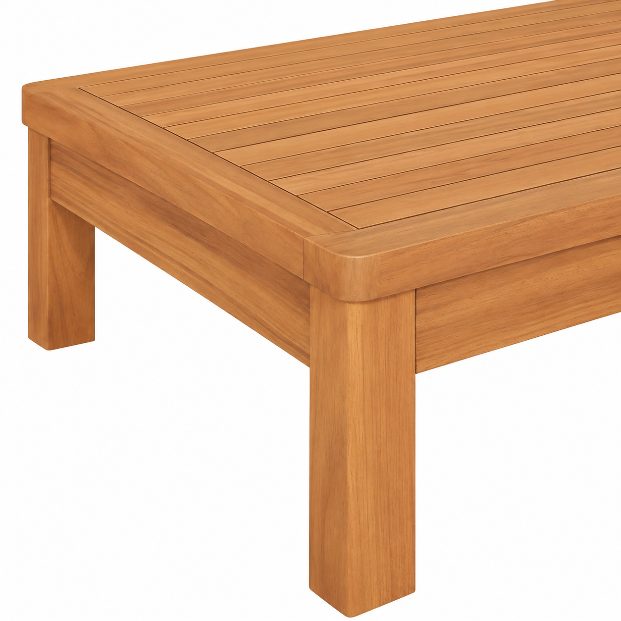 Table à dîner extérieure en teck 180x90x77 cm