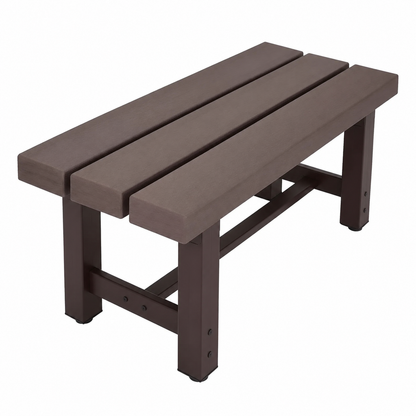 Banc extérieur en aluminium moderne