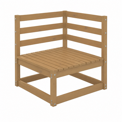 Ensemble de jardin 11 pièces en bois de pin