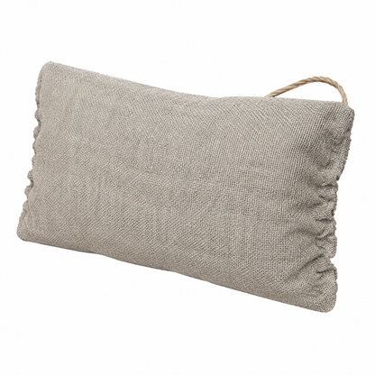 Chaise longue scandinave avec repose-pieds gris