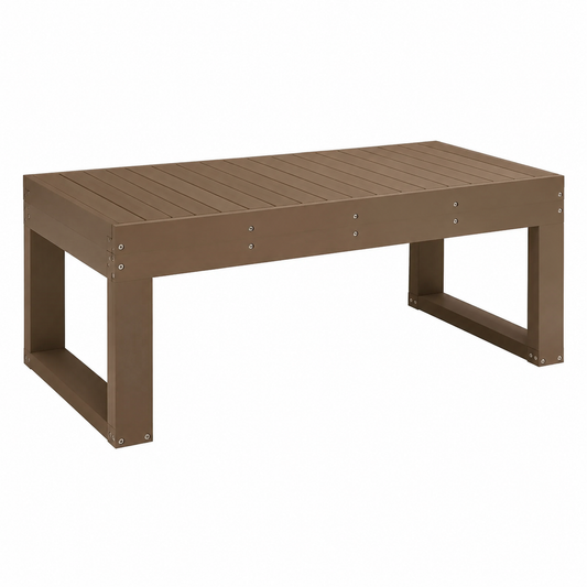 Banc de jardin en bois massif blanc 110x38x45 cm