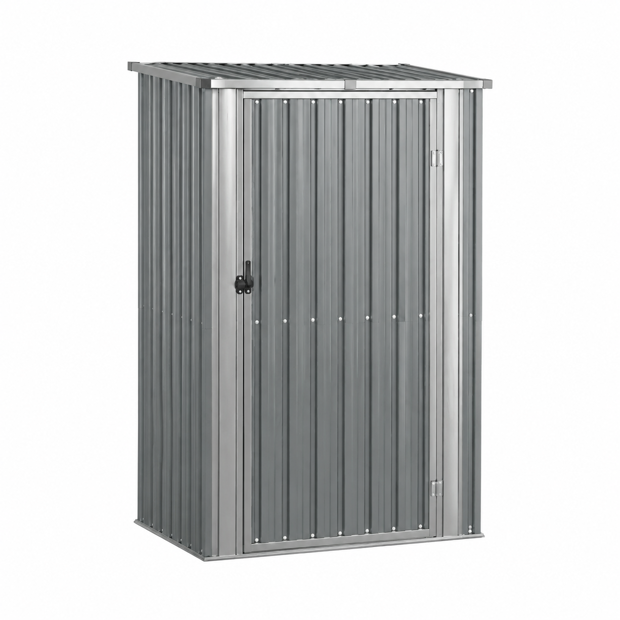 Cabane de jardin en bois gris 120x100x210 cm
