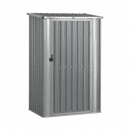 Cabane de jardin en bois gris 120x100x210 cm