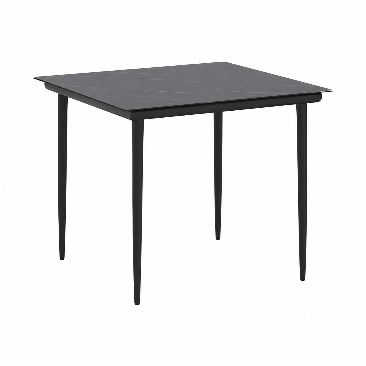 Ensemble de jardin 5 pièces avec coussins marron en rotin