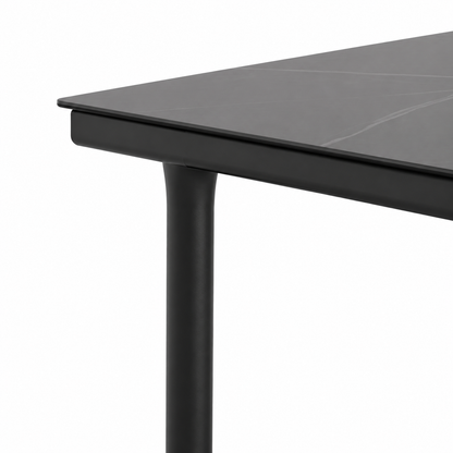 Ensemble de mobilier de jardin avec coussins, 3 pièces, noir