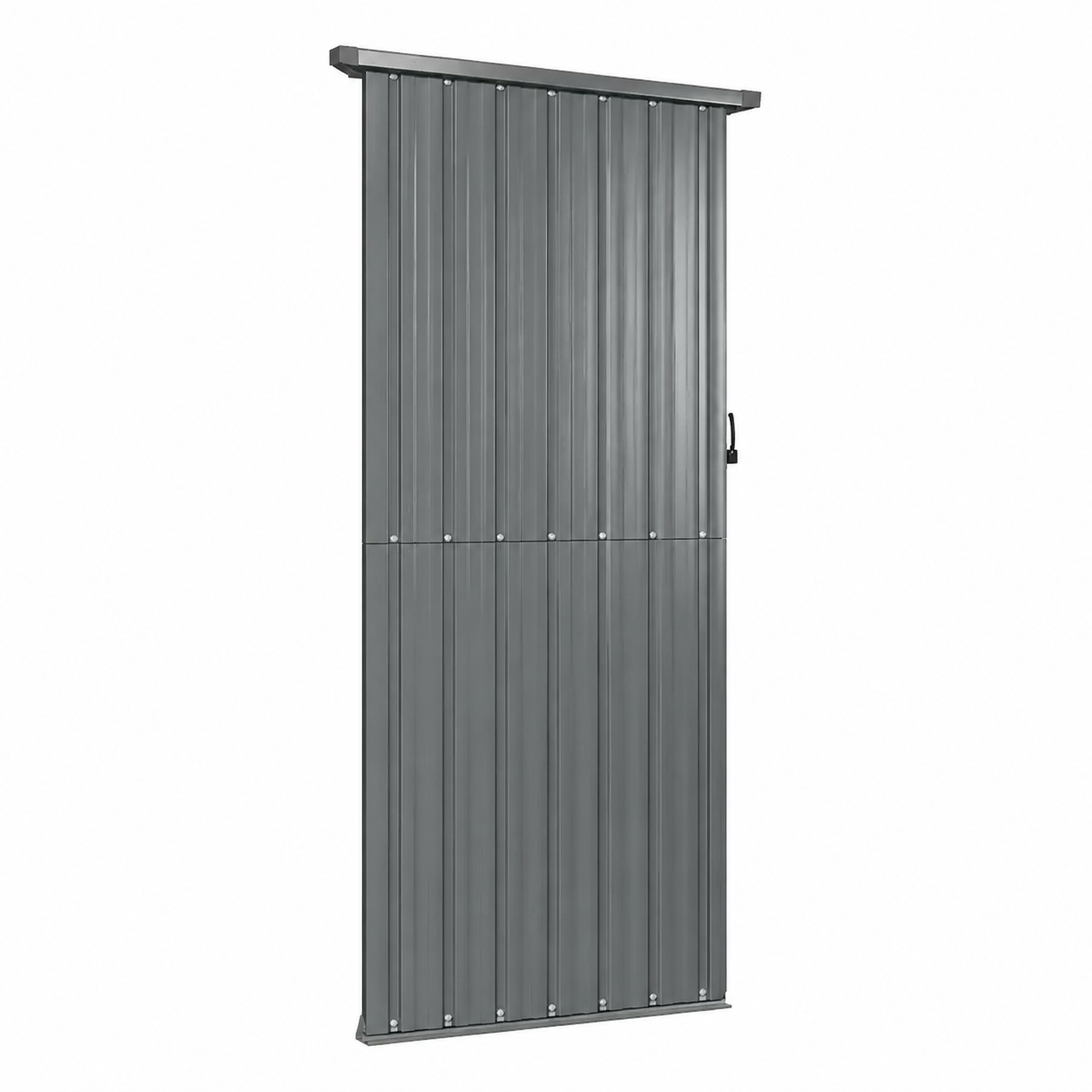 Cabane de jardin en bois gris 120x100x210 cm