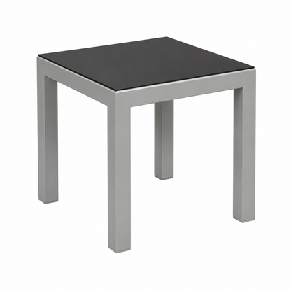 Ensemble Transat Inclinable avec Table Noir