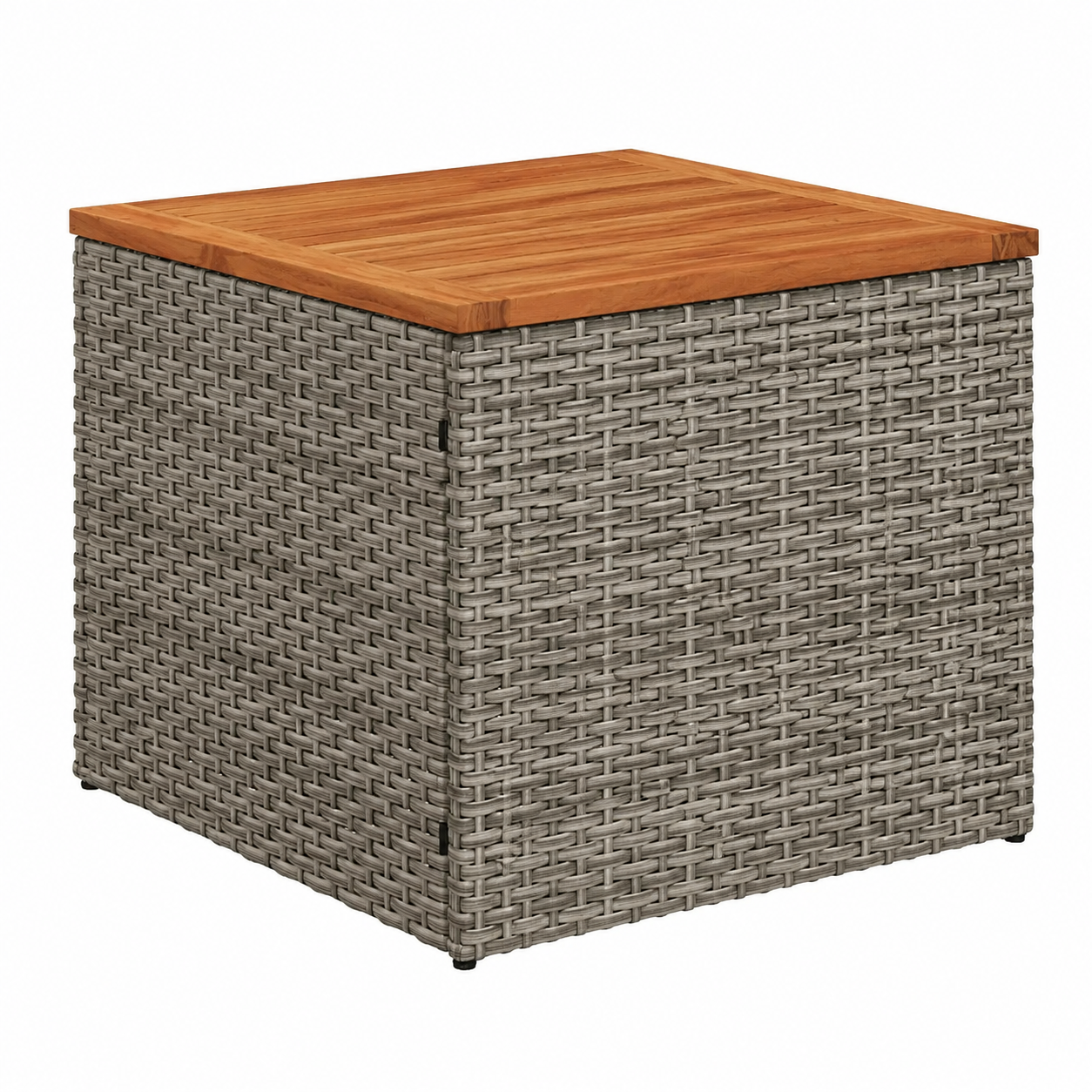 Ensemble de meubles de jardin 13 pièces avec coussins gris en résine
